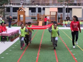 中班直线跑体育游戏